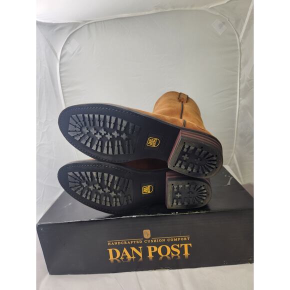 Dan Post Mens Albuquerque Waterproof Boots Cowboy Size 10EW DP69681 - New - Picture 5 of 8